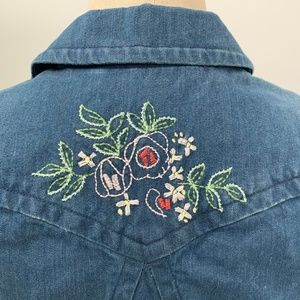 Vintage Marc Jacobs Denim Jacket with Embroidery